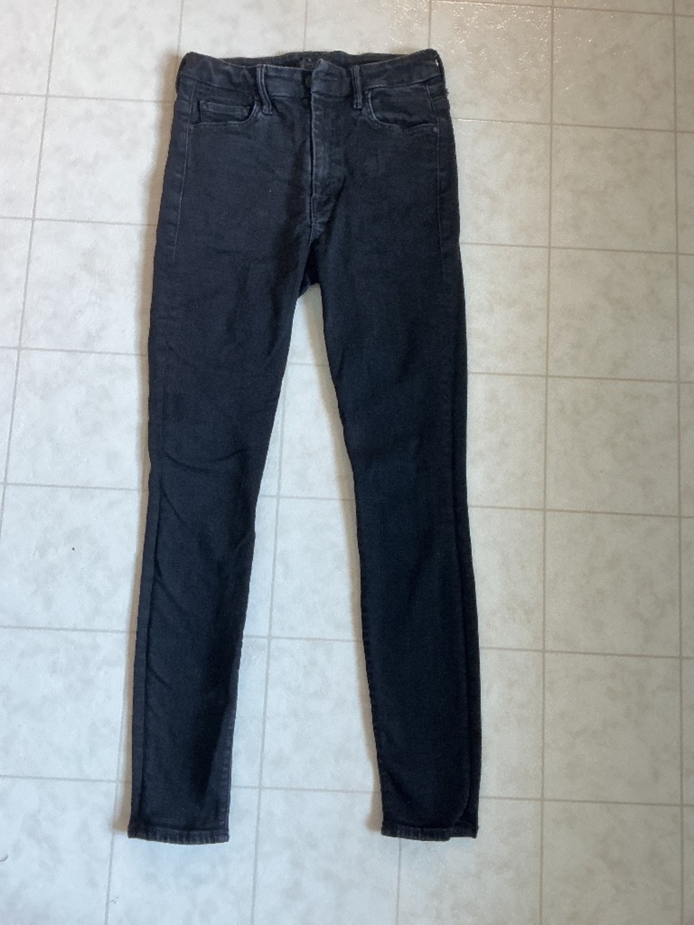 Black/grey Mother jeans size 27